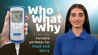Master Dairy Quality Control with the HI99161 Portable pH Meter for Food and Dairy