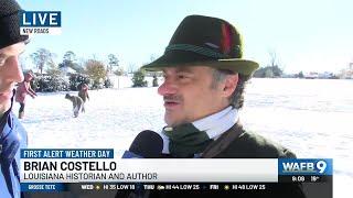 Historian breaks down historic snowfall in southeast Louisiana