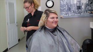 Autumn 3 LV - Pt 2: She Shaves all Her Hair off at a Barber (Free Video)