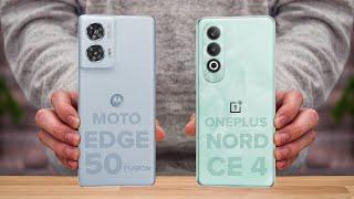 Motorola Edge 50 Fusion Vs OnePlus Nord CE 4 | Full Comparison  Which one is Best?