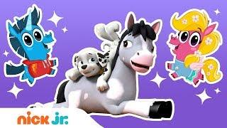 Kids’ Funny Horse Jokes Laugh Along w/ Corn & Peg, PAW Patrol, & More! | Kid Jokes | Nick Jr.