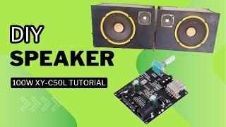 Build Bluetooth Speaker: XY-C50L Amplifier 2*50w Module Tutorial