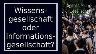 Wissensgesellschaft? Informationsgesellschaft? (+ Buchempfehlung)