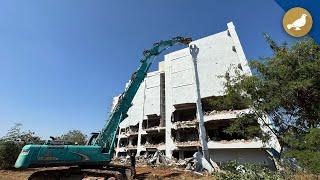 Hyderabad: HYDRAA begins demolition of illegal building in City