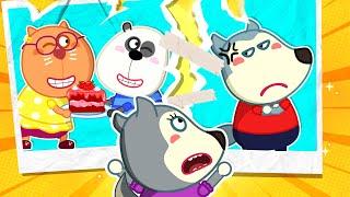 Don't Be Jealous With Your Friends |  Series Learns Good Manners With Mommy Wolf | Cartoons for Kids