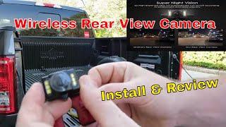 Auto-Vox wireless rear view camera install & review