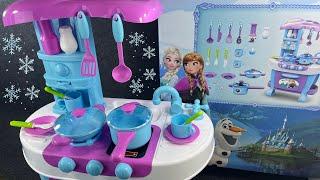 41 Minutes Satisfying with Unboxing Frozen Elsa Kitchen Playset, Disney Toys Collection | ASMR