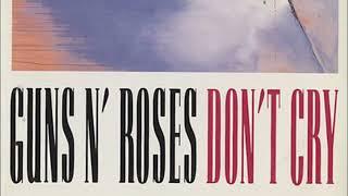 Don’t Cry - Guns N’ Roses - Standard Tuning - GUITAR BACKING TRACK WITH VOCALS!
