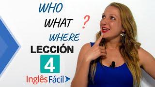 Curso De Ingles  Lección 4 | Aprenda INGLÉS FÁCIL