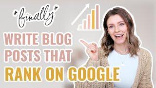 How to Write Blog Posts that Rank High on Google | Drive Traffic to Your Blog with Blogger SEO Tips