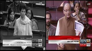 Kumari Selja's allegation on discrimination by a temple demolished by Evidence in Rajya Sabha