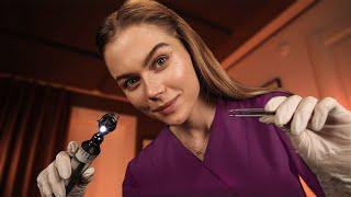 ASMR Doctor Lizi Home Visit for Ear Cleaning and Hearing Test.  Medical RP, Personal Attention