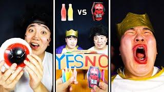 YES or NO Challenge || Funny Mukbang || TikTok - HUBA