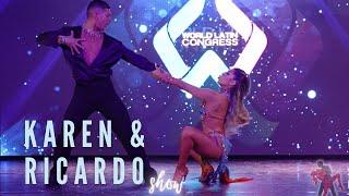 Show Karen & Ricardo [A Calzón Quitao - Oliver ft. Porfi Baloa] Salsa @WorldLatinCongress