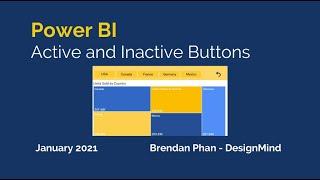 Power BI Active and Inactive Buttons