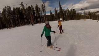 Skiing Silverthorne at Breckenridge with Cassie, Sable, Stewart, and Kirby