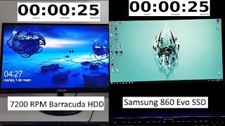 7200 RPM Barracuda HDD V.S. Samsung Evo 860 SSD