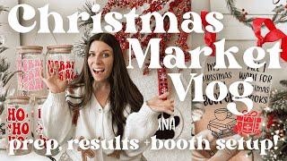 CRAFT FAIR VLOG! Booth Setup, Market Results, + Last Minute Prep!