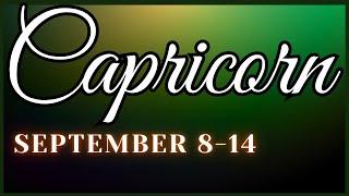 Luck is on your side.. ️CAPRICORNSeptember 8-14, 2024