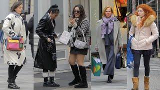 EUROPEAN FASHION ON THE STREETS OF VIENNA AUSTRIA  , STREET STYLE AUSTRIA,