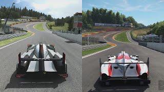 Eau Rouge Corner at Spa in non-F1 Racing Games (Forza, Gran Turismo and many more)