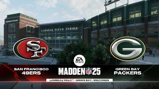 Madden 25 - San Francisco 49ers @ Green Bay Packers - Week 12