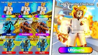 TẤT TẦN TẬT VỀ UPDATE ULTIMATE CLOCKMAN MỚI - DR4GONS SĂN CAGE SCIENTIST TRONG TOILET TOWER DEFENSE