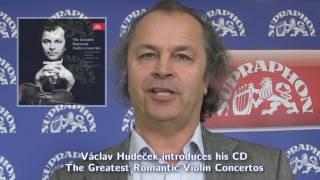 Václav Hudeček introduces his CD The Greatest Romantic Violin  - SUPRAPHON