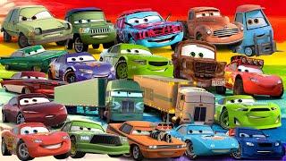 Looking For Disney Pixar Cars Lightning Mcqueen, rip clutchgoneski, Hudson Hornet, The King