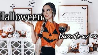 HALLOWEEN 2022 DECORATE WITH ME| FALL DECORATING IDEAS