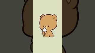 Mocha’s ice cream #shorts #milkmocha #milkandmocha #milkmochabear #bears #animation #cuteanimation