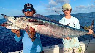 Non-Stop MONSTER WAHOO Action in the BAHAMAS (41 Wahoo Caught) - Episode 24