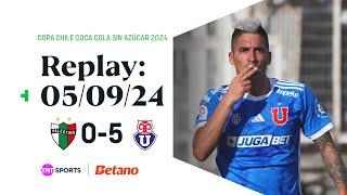 TNT Sports Replay | Palestino 0-5 Universidad de Chile | Copa Chile Coca-Cola Sin Azúcar 2024