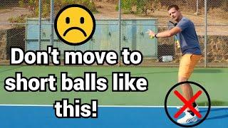 How to deal with short balls in tennis