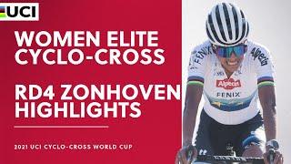Round 4 - Women Elite Highlights | 2021/22 UCI CX World Cup - Zonhoven