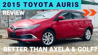 2015 TOYOTA AURIS: Better than a Mazda Axela & VW Golf? #toyotaauris