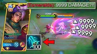 UNLIMITED 9999 DAMAGE!! GUSION NEW META BUILD 2024 - Mobile Legends