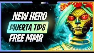 How to RANK UP with MUERTA -Dota 2 Basic Tips and Hero Guide