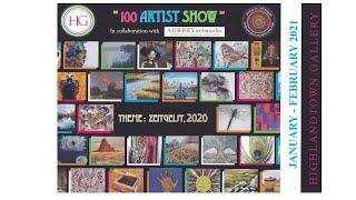 Highlandtown Gallery's Previous Show: 100 Artists Show 2021