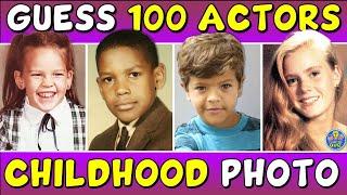 Guess the "100 ACTORS FROM A CHILDHOOD PHOTO" QUIZ!  TRIVIA/CHALLENGE (PART 3)