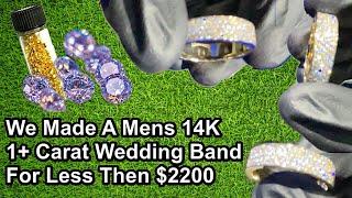 Episode 20 of My Favorite Internet Jeweler: Watch Me Make A Mens 1+ Carat Wedding Band in 14k Gold.