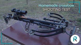 Homemade Crossbow | Quick view and Test | Powerful