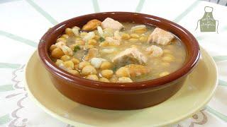 GARBANZOS CON MARISCO  o GARBANZOS A LA MARINERA