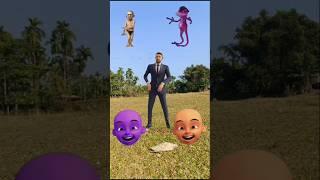Frog Joker Gorilla and Red Dame,VFxMagic #youtubeshorts #magicshots#vfxshorts