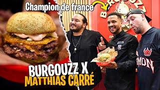 J’ai fait un Burger avec le Champion de France pour Burgouzz !