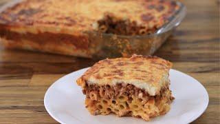 Pastitsio Recipe | How to Make Greek Pastitsio