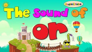 Bossy 'r'/ Controlling 'r' / Long Vowel 'or' - English4abc - Phonics song