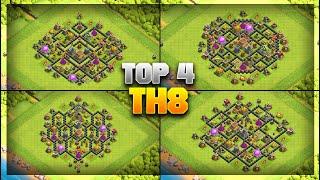 *TOP 4 UNSTOPPABLE TH8 BASES 2023!!* - Clash of Clans