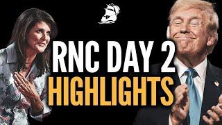 Haley & DeSantis EMBARRASS themselves! RNC Convention Day 2 Highlights!