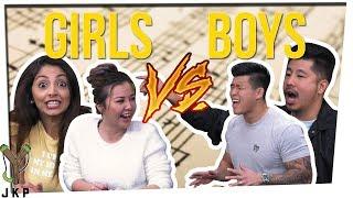 Who Knows SONG LYRICS Better? | GIRLS VS BOYS! Ft. Gina Darling